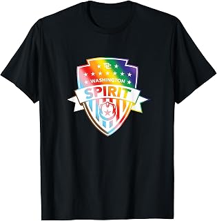 NWSL Washington Spirit Pride Crest T-Shirt