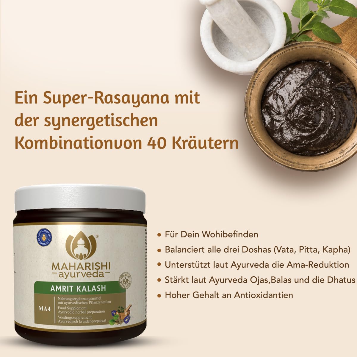 Maharishi Ayurveda Amrit Kalash Ma 4 600g für Allgemeines Wohlbefinden