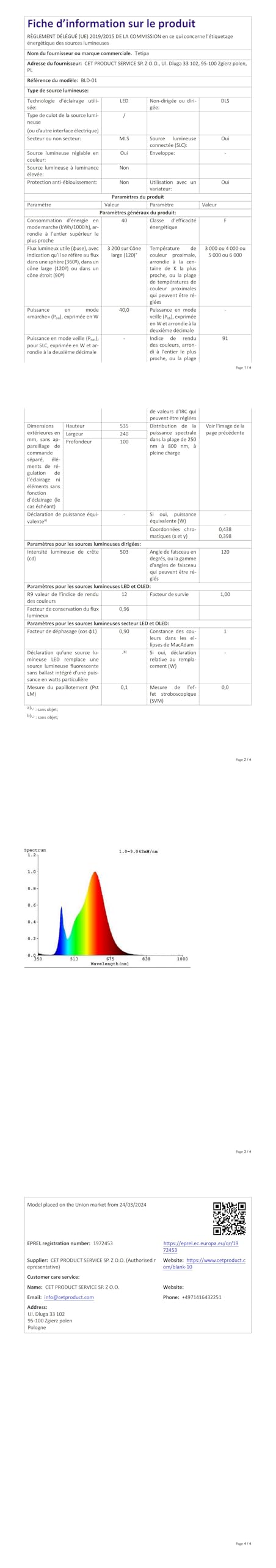 Lampada da Terra a LED, 45 W, per Ciglia, Luce Regolabile 3-6000 K, Nero, Acrilico e Alluminio