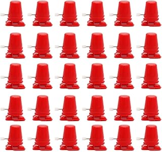 Iyalezirk Robot Rojo con Patas de Mecanismo de Relojería, Materiales de Bricolaje, Mecanismo de Relojería Navideño, Accesorios Deportivos