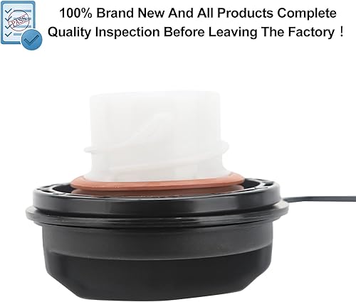 Miniatura 5 de Tapa de llenado de depósito de combustible, tapa de gasolina compatible con Ford Lincoln 2004-2009 E-150 E250, Expedition 2005-2009, F-150