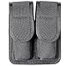 TAFTACFR Molded Double Mag Pouch Holster with Double and Single Stack Magazines .380, 9mm & 40 Cal for S&W M&P Ruger Glock Walther H&K(Ballistic Nylon)
