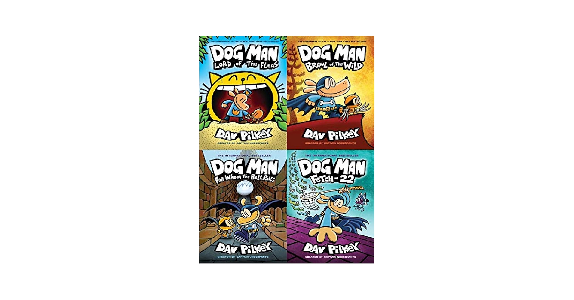Dog Man 8巻セット Dav Pilkey& The Bad Guys Dog Man Books