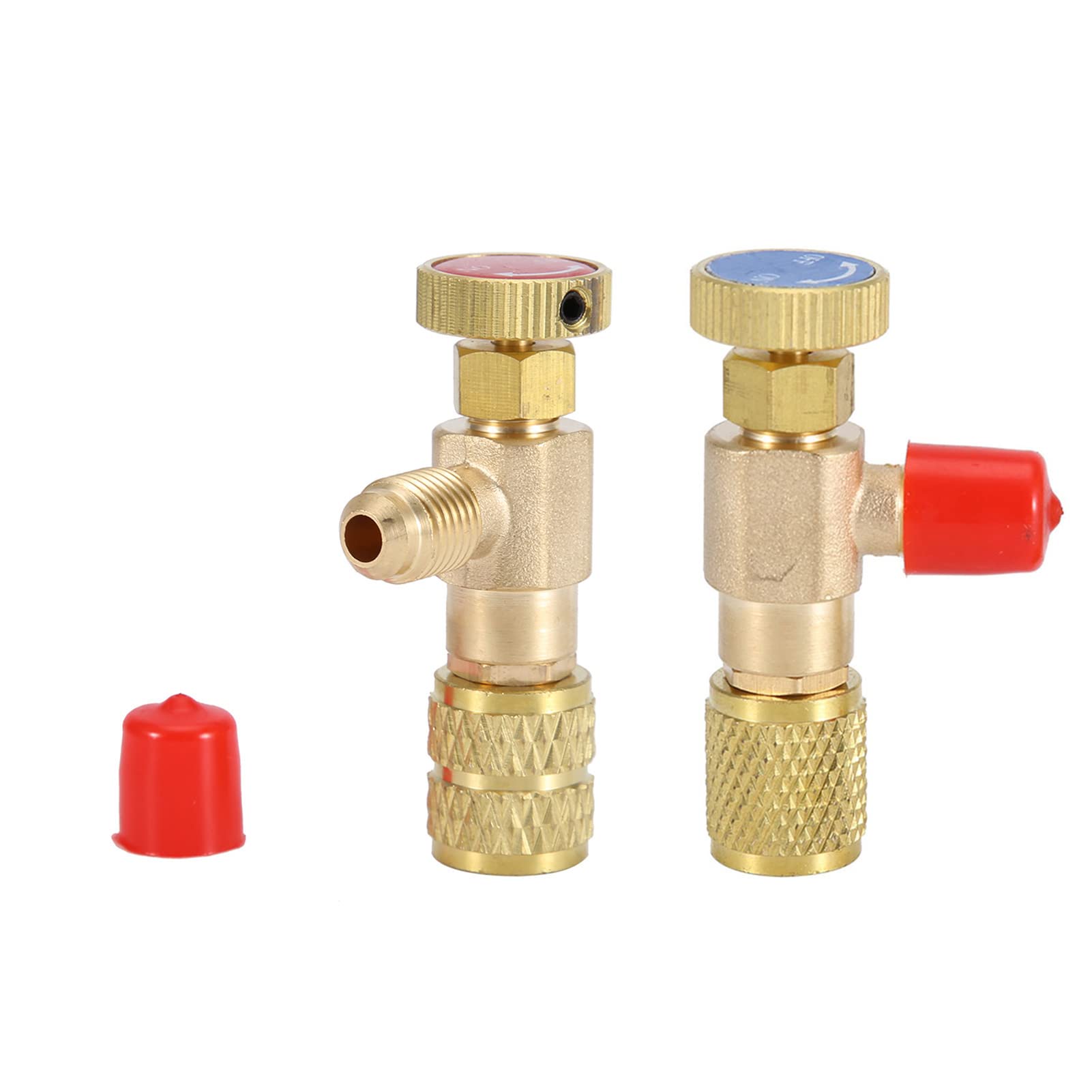 Set 2 Valvole Refrigerante R22 + R410A - Valvole Di Sicurezza In Ottone Per Condizionatori - Foto 5