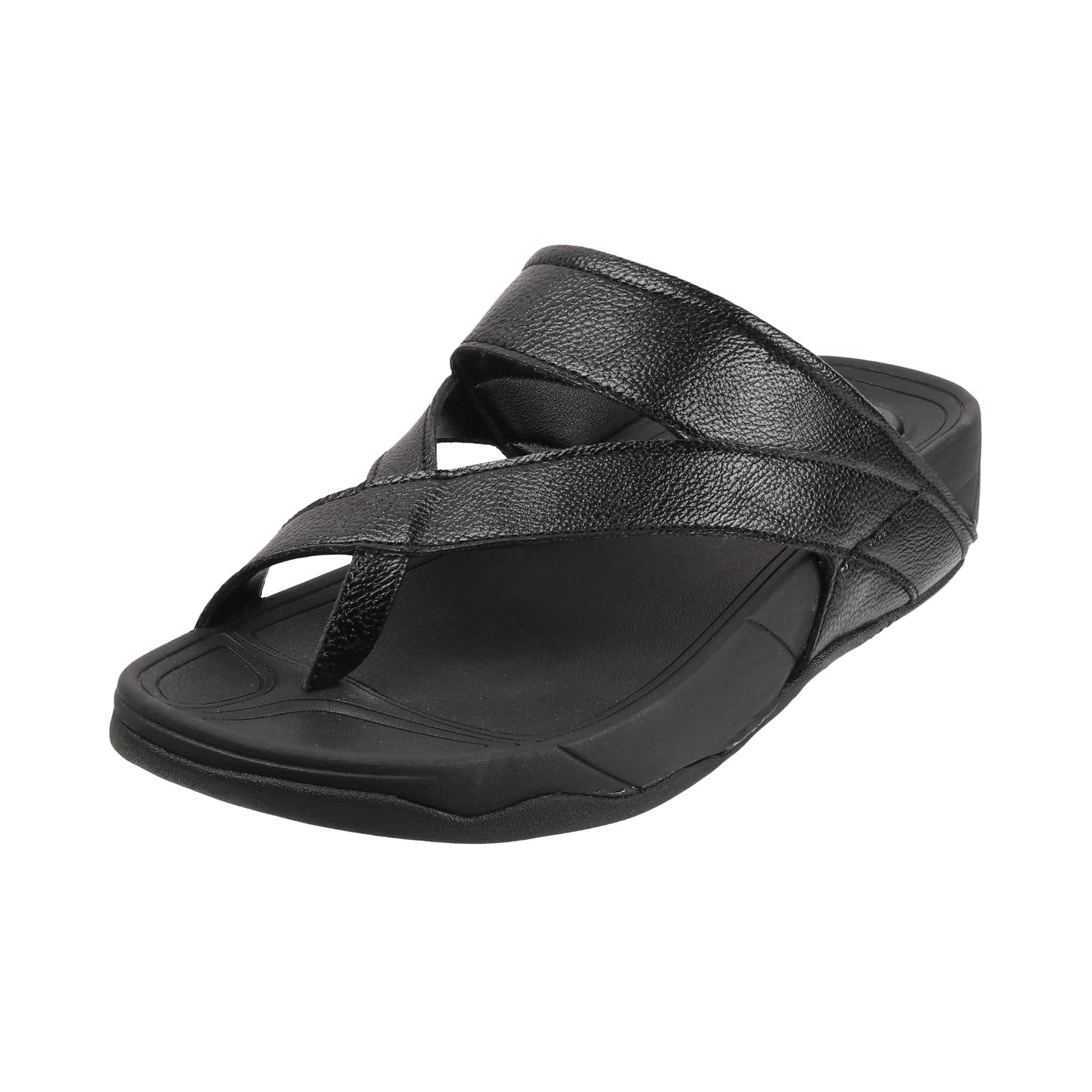 Walkway Men Synthetic Black Slippers, (16-489) (B0BLBDZDCS) Amazon Price History, Amazon Price Tracker