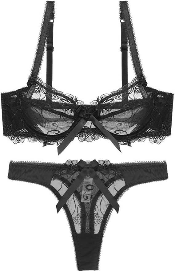 Amazon Varsbaby Amazon限定ブラ ンド ブラ Tバック セット シースルー 刺繍 レース 下着 セクシー ランジェリー セット 通販