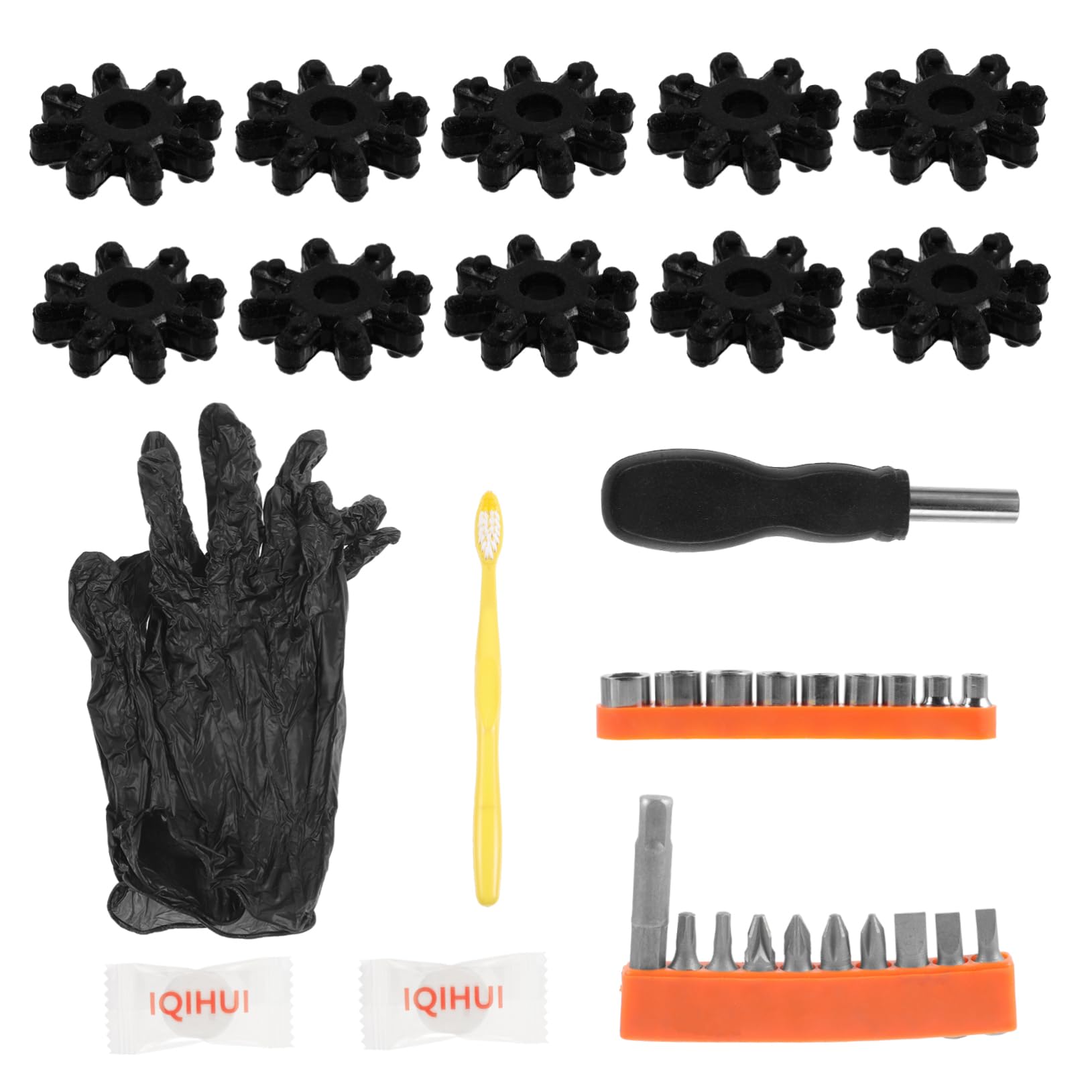 FUNOMOCYA 18pcs Car Steering Column Washers Plastic Flexible Gaskets for Vibration Reduction