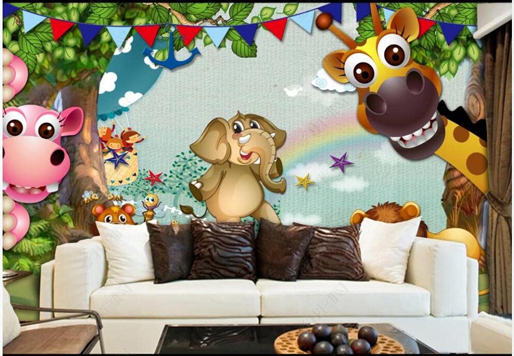 Papier peint dessin animé 3D pour relooker facilement une chambre d'enfant