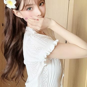 Amazon | [roseo] heart レディース レースデザイン カットソー