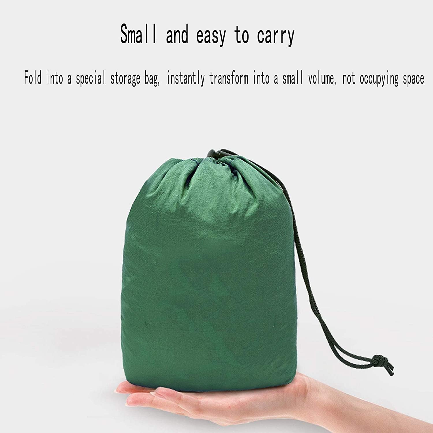 Hamak Ultralekki, Hammock Przenośny Fotel Bujany Hamakowy Lekka Tkanina Nylonowa Łatwy W Montażu Z Paskami Na Lato Camping Travel Garden na Kemping, na Zewnątrz(A-Gray)