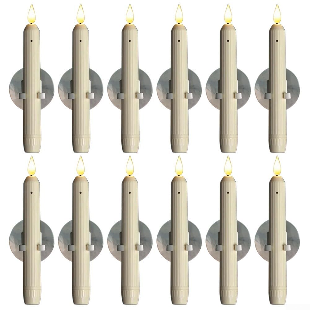 Candele LED Finestra 18cm Fiamma Realistico Candele LED Finestra