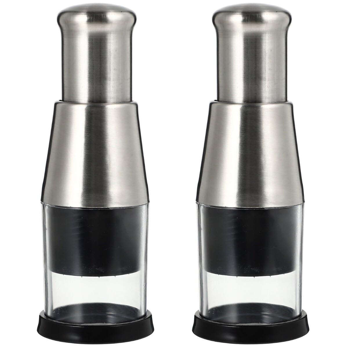 PRETYZOOM 2pcs Practical Garlic Slicer Portable Ginger Slicer Vegetable Chopper Easy Use Kitchen Gadget for Mincing Garlic Nuts and More