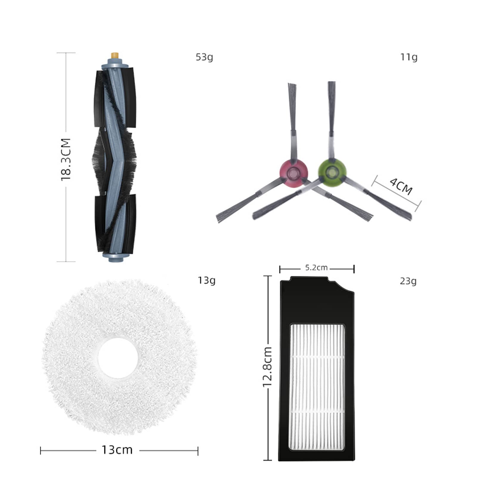 Amazon.co.jp: 交換用サイドブラシ ECOVACS DEEBOT X1 Omni / X1 TURBO