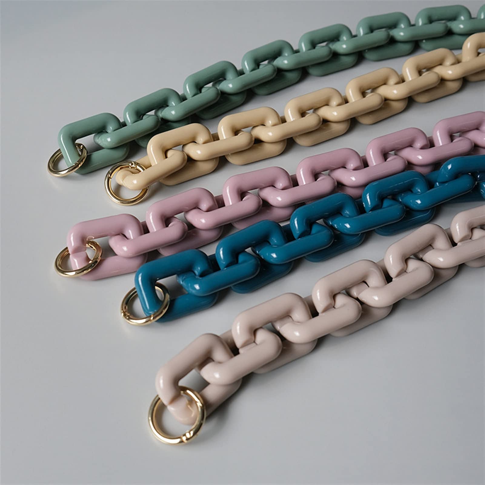 WADORN 2 Piezas De Dijes Para Bolso De Mano, Cadenas, 12.6 In, Esmaltado, Asas De Cadena, Colgante Con Temática Oceánica Para Mujer, Cartera, Bolso, Bolso Cruzado