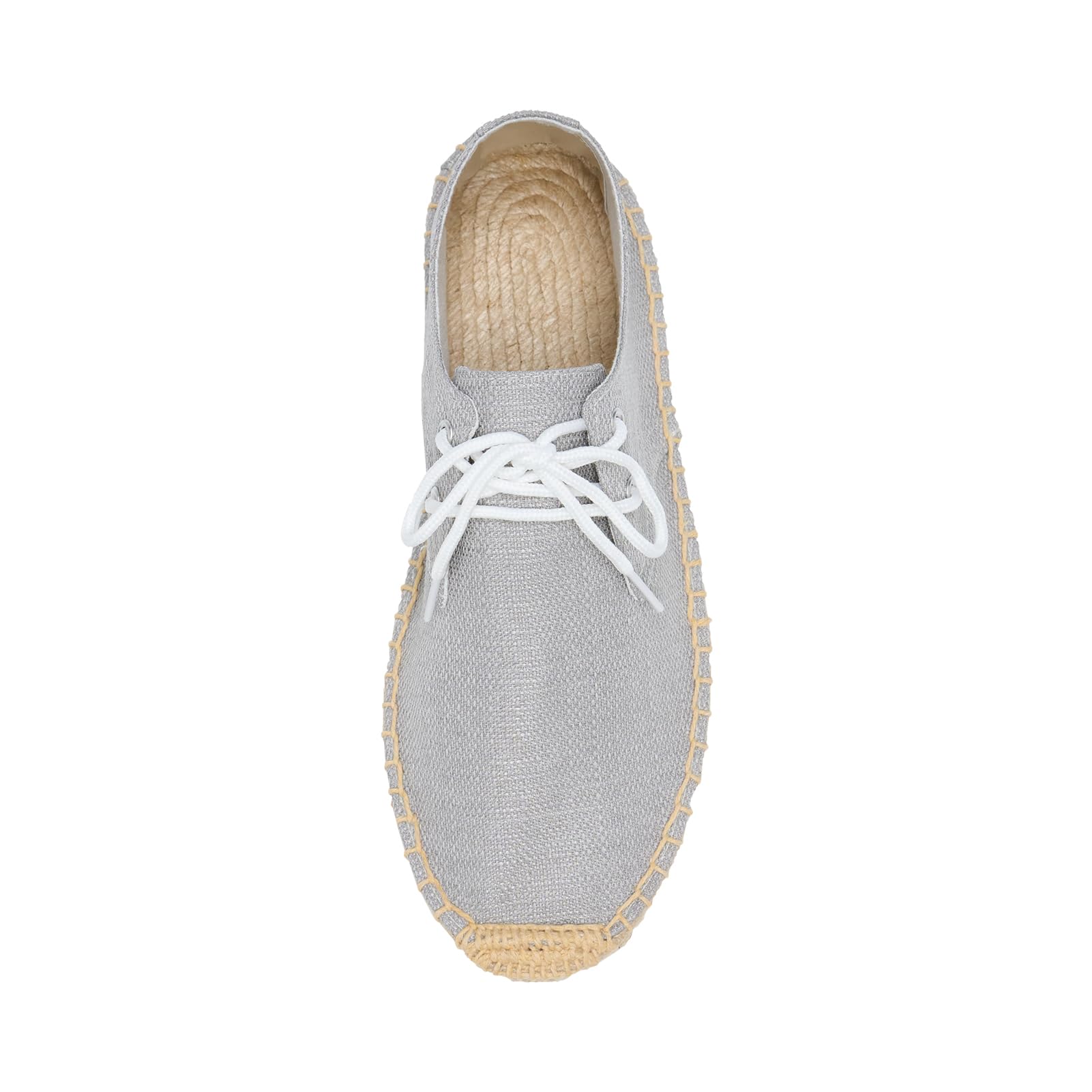 Alexis Leroy Alpargatas de Lona para Hombre Lace Up Espadrillas