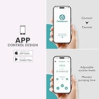 Vista 3 de Extractor de leche manos libres, extractor de leche con aplicación, extractor de leche manos libres inalámbrico, extractor de leche portátil