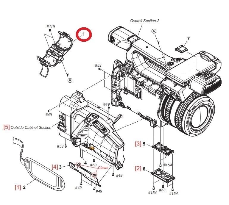 Support de microphone Microphone Mic Holder Without Screws compatible with Sony Digital Video Camera Camcorder