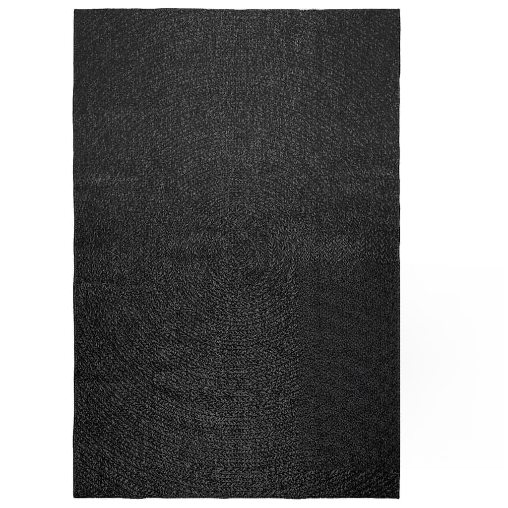 Tapis extérieur ZIZUR anthracite anti-tache et imperméable pour terrasse et jardin