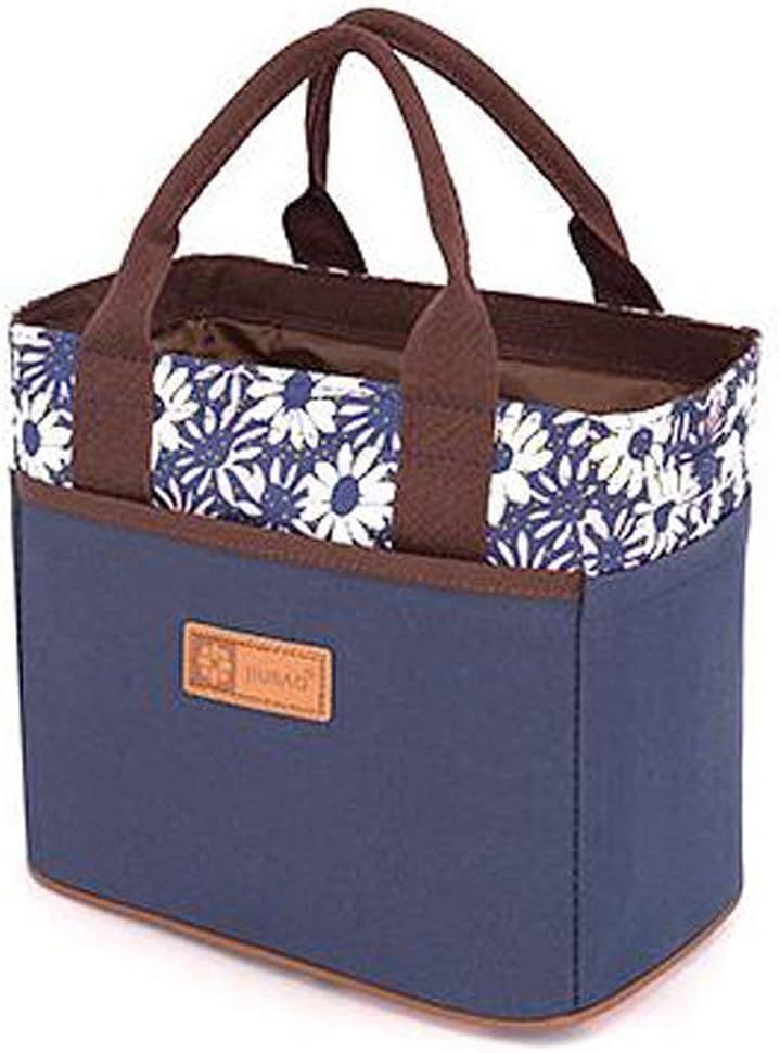 Oneyongs Canvas Bento Lunch Bag Sandwich Carry Bag for School Office Tote Lunch Bag Stylish