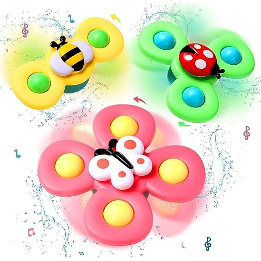Wembley Suction Spinner Toy 3 Pcs