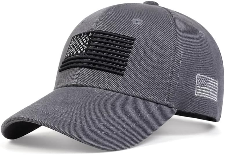 2 Pcs American Flag Hat,USA Baseball Cap for Men Women,Low Profile USA Army Dad Hat - Image 2