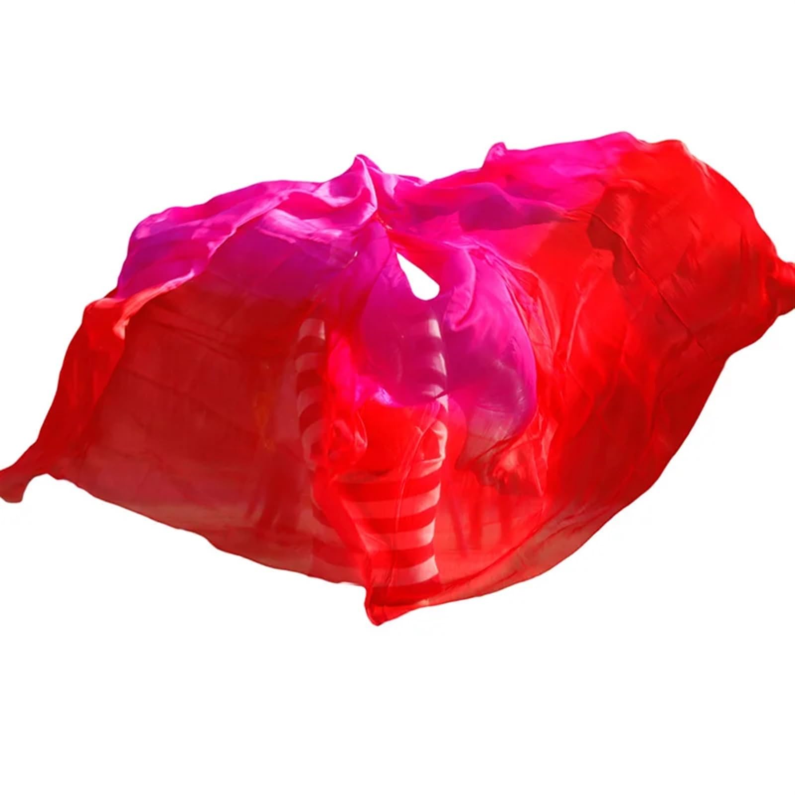 Bauchtanz Seidenschal Echte Seidenschleier Tanz Bühnen Requisiten Handgemachte gefärbte Schal Tanz Seidenschleier Schal Schleier Seiden-Bauchtänzer Schal(Color 13-dz,XL-300x114cm)