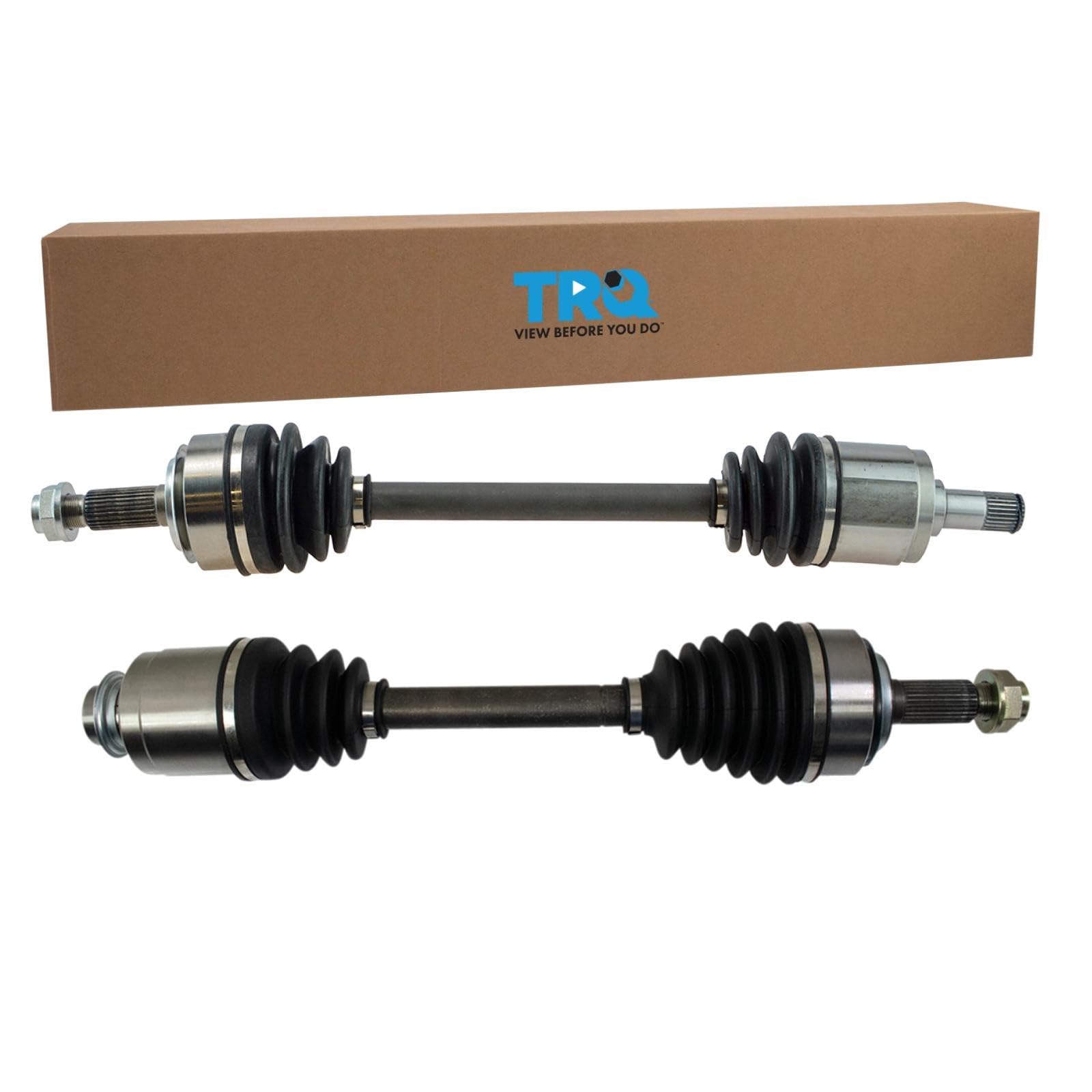 TRQ Front Left and Right CV Axle Assembly Set 2 Piece