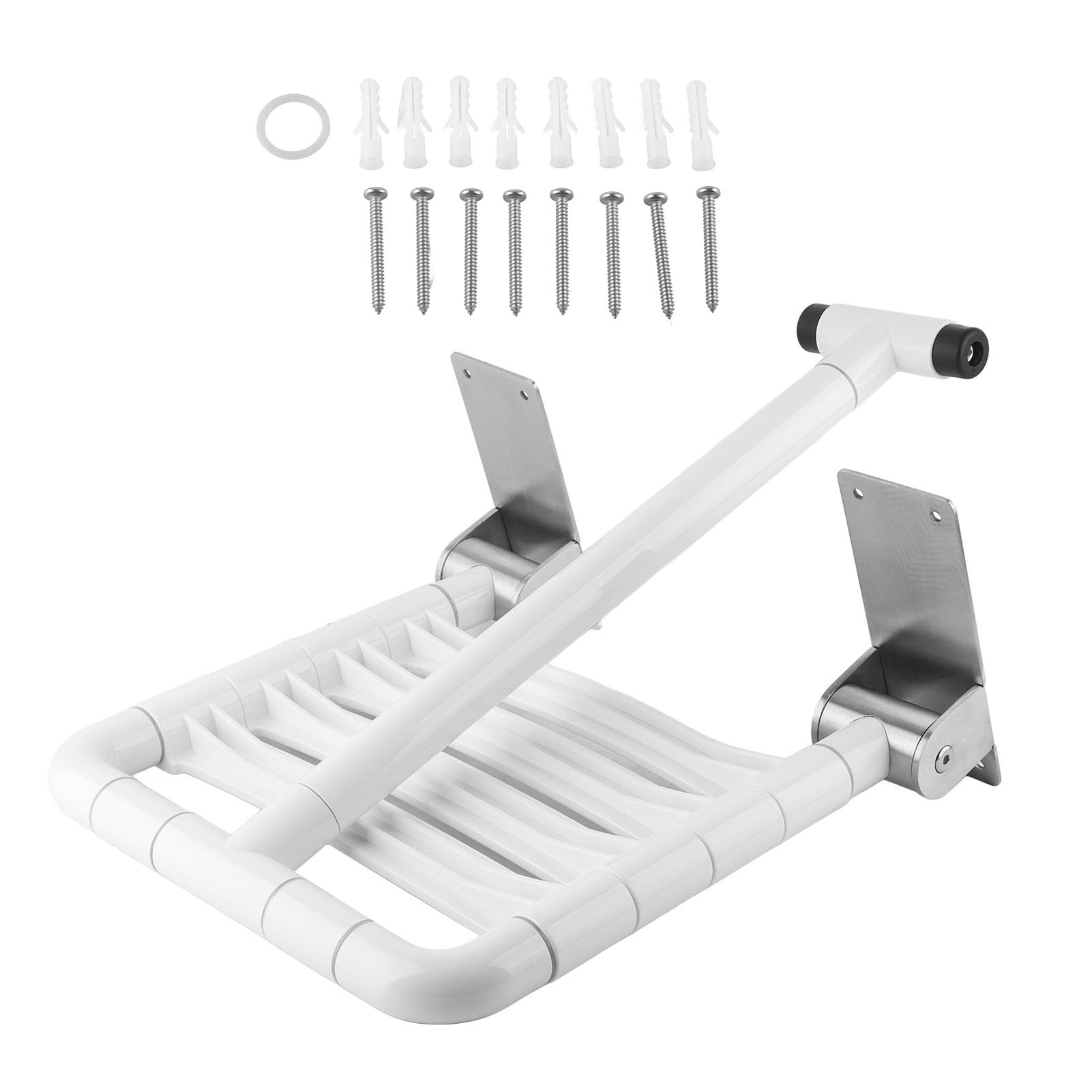 W Mounted Folding Shower Bathroom Stool Foldaway Shower Seating Chair Toilet Chairsfolding Seatw Mounted ChairsShower SeatFolding Shower SeatBathroom StoolShower Seating Chair