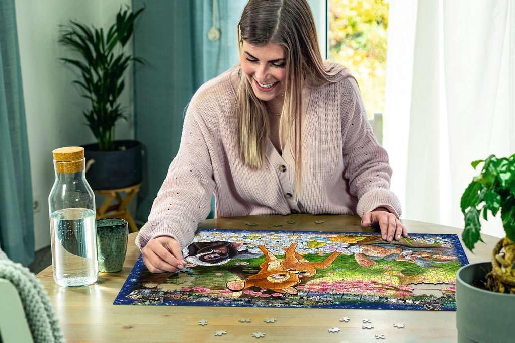 Ravensburger 19677 Disney Bambi Collector'S Edition 1000 Piece Puzzle For Adults, Every Piece Is Unique, Softclick Technology Means Pieces Fit Together Perfectly,White