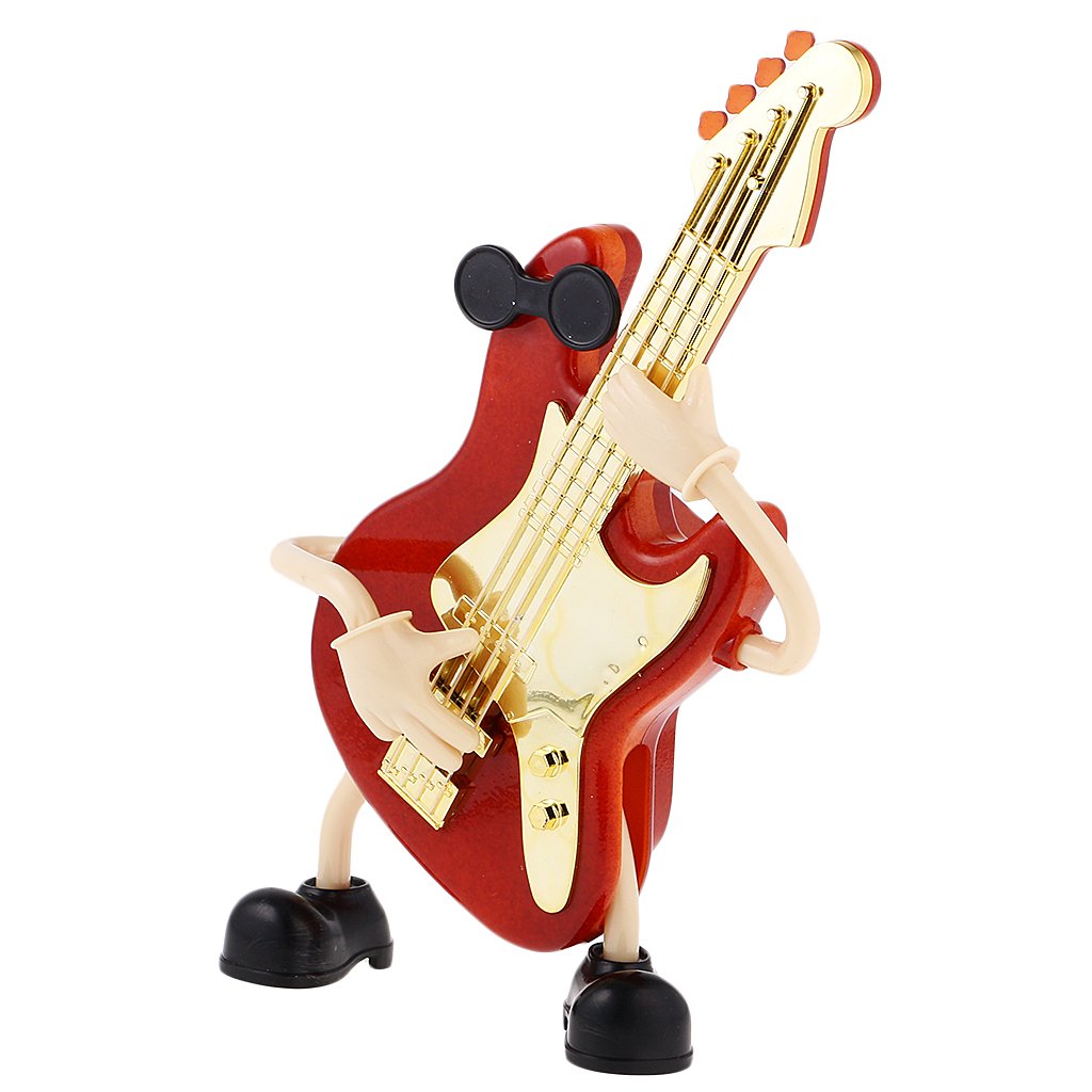 Buy Backgammon Windup Guitar Music Box Creative Musical Instrument