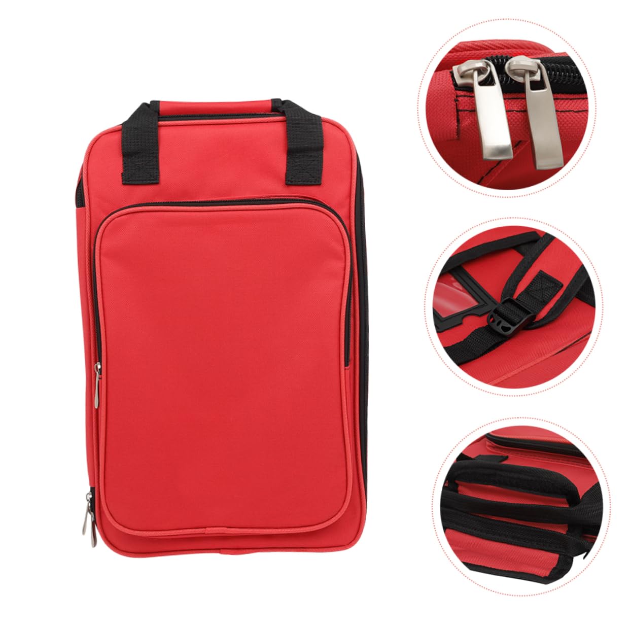Vaguelly Borsa per Bacchette di Batteria Custodia Porta Bacchette Accessorio per Batteria Design Semplice di Piccole Dimensioni e Leggero Facile da Trasportare