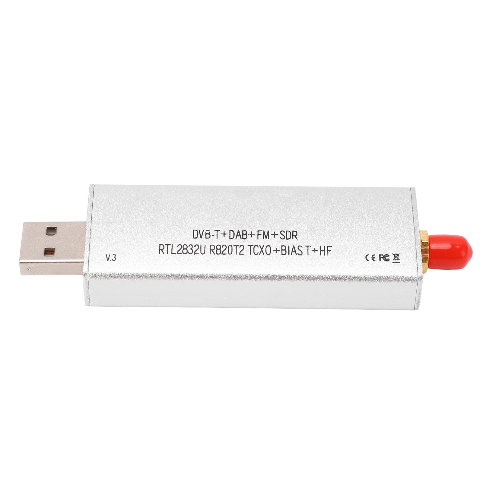 Ricevitore Audio RTL SDR R820T2 RTL2832U 1PPM TCXO SMA 500KHz‑1766MHz per la Ricezione del Segnale Ricevitore Audio RTL