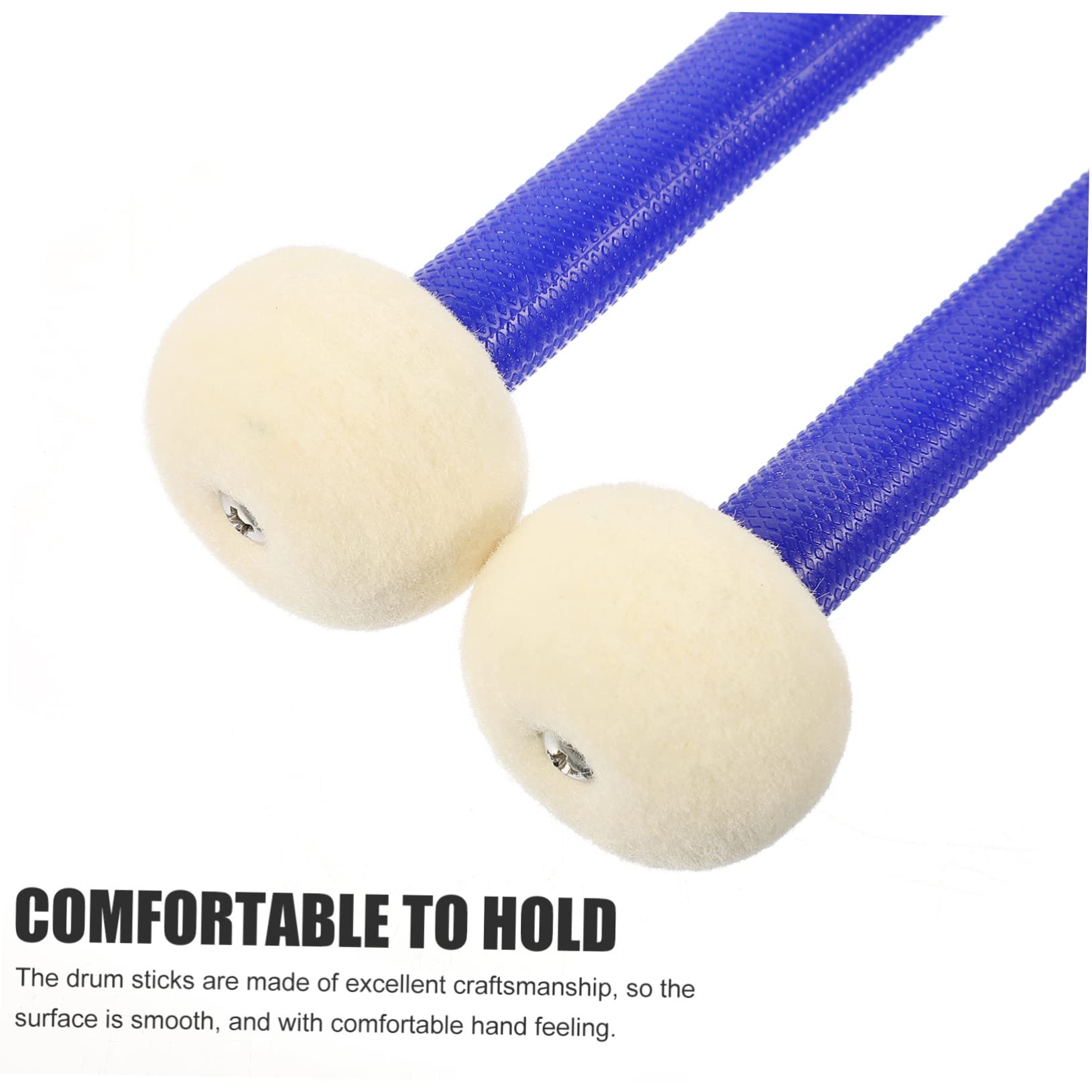 TOYANDONA 2paare Langlebige Doppelseitige Schlagzeugstöcke Vielseitige Und Praktische Drumsticks Für Jazz Snare Und Verschiedene Trommelstile Tiefblaue Farbe Für Percussion-enthusiasten