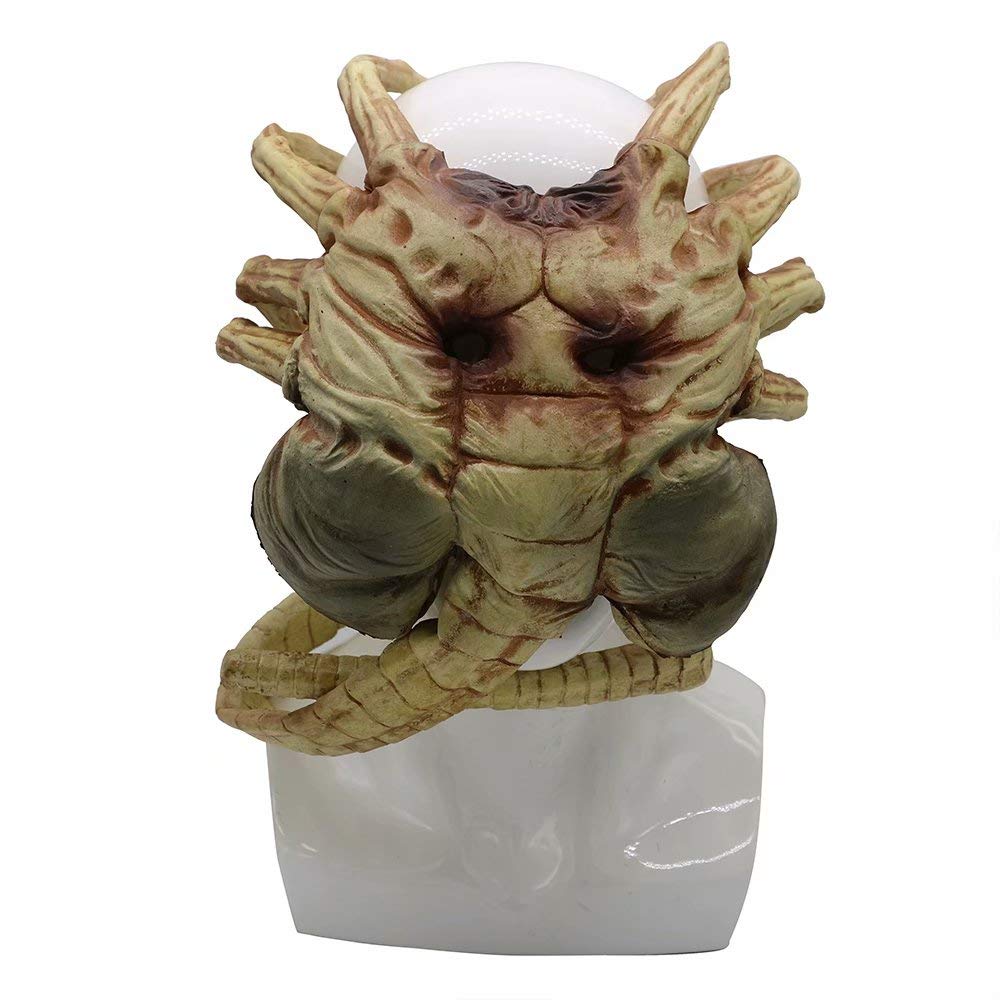 Lucky LianFacehugger Mask Half Face Latex Masks Cosplay Costume Halloween Party Accessories