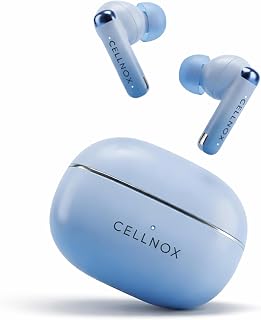 CELLNOX Ear Buds Wireless | Buds with 45H Music Time | 13mm Bass Drivers | ANC Noise Cancellation with 35DB | Fast Charger... Price In India