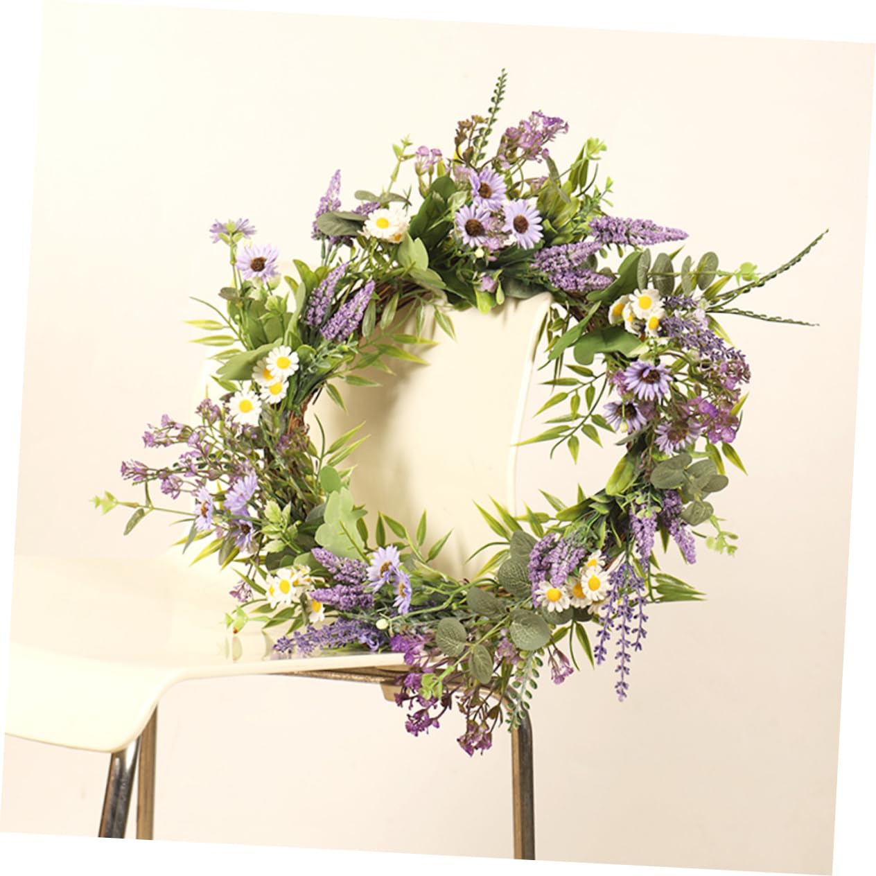 Cabilock Ghirlanda da Appendere alla Porta Decorazioni per Porte Delicate Ghirlanda Primaverile Multifunzione Articolo per Finestre Aspetto Luminoso e Naturale