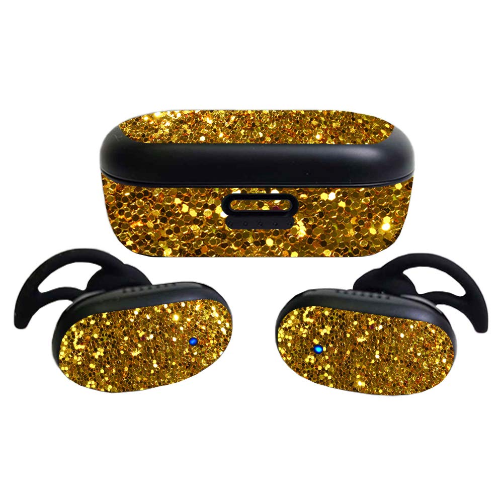 MIGHTY SKINS MightySkins Glossy Glitter Skin Compatible with Bose QuietComfort Earbuds (2020)
