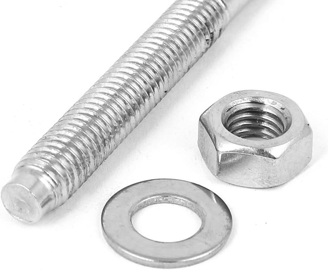 6pcs M8x90mm Anchors Stainless Steel Wedge Anchor Car Repair Gecko Expansion Anchors Expansion Bolt