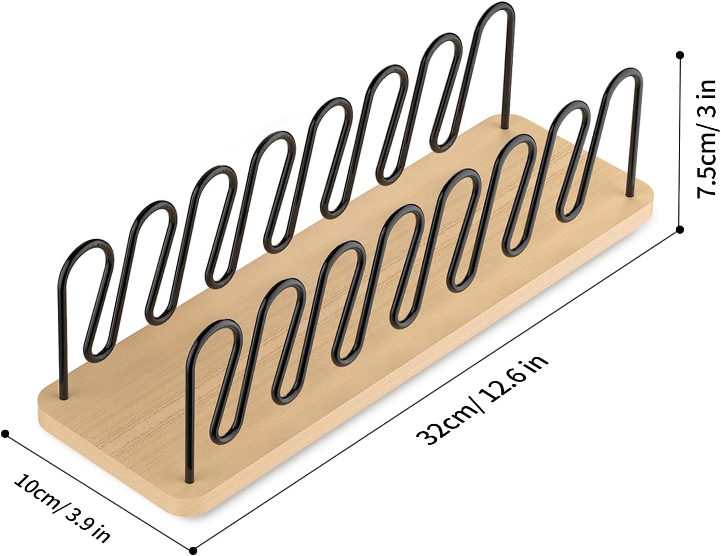 Hat Organizer for Baseball Caps 2 Pack, Premium Wood and Metal Design Hat Storage for 14 Baseball Caps, Tabletop Hat Racks for Closet, Dresser, Entrance (2PCS) - Image 8