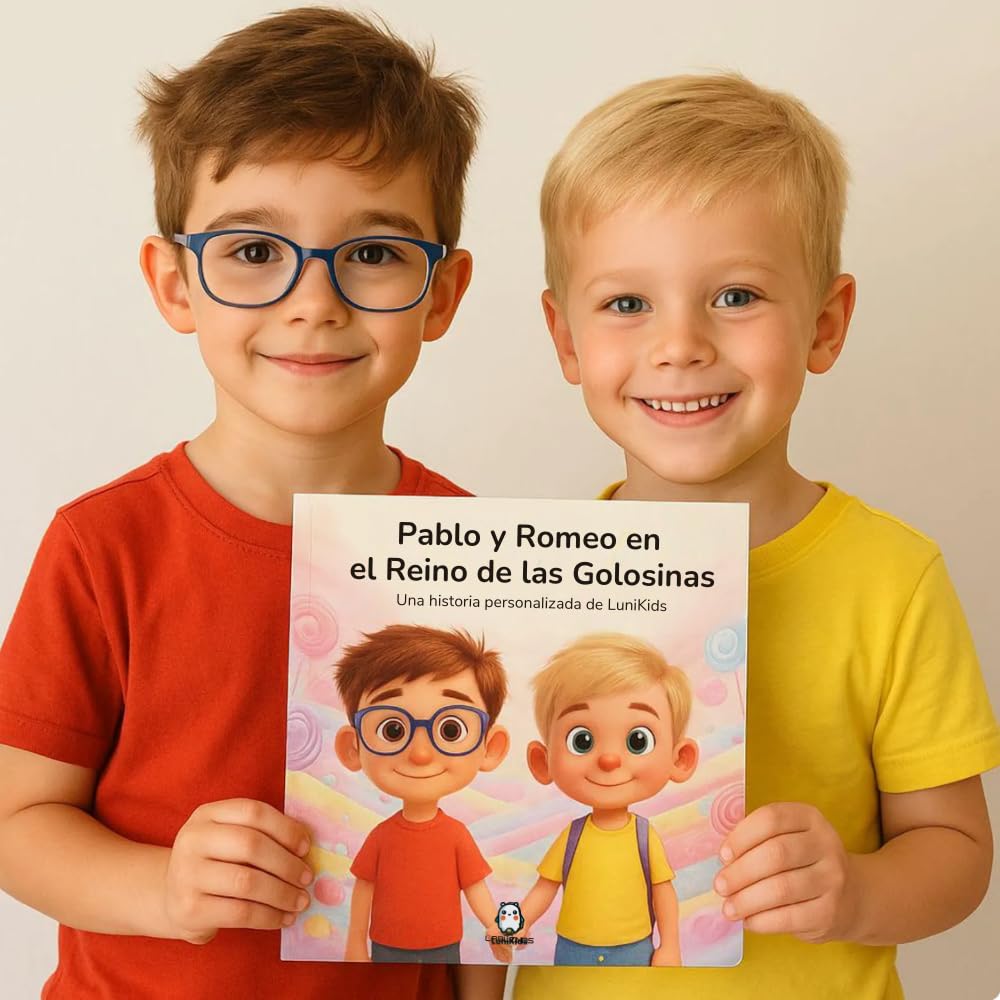 Libro Infantil Personalizado – Historia Única con Ilustraciones a Medida | Libro personalizado con nombre, foto, personajes y aventura | Regalo para niños | Tapa dura o tapa blanda (Tapa blanda)
