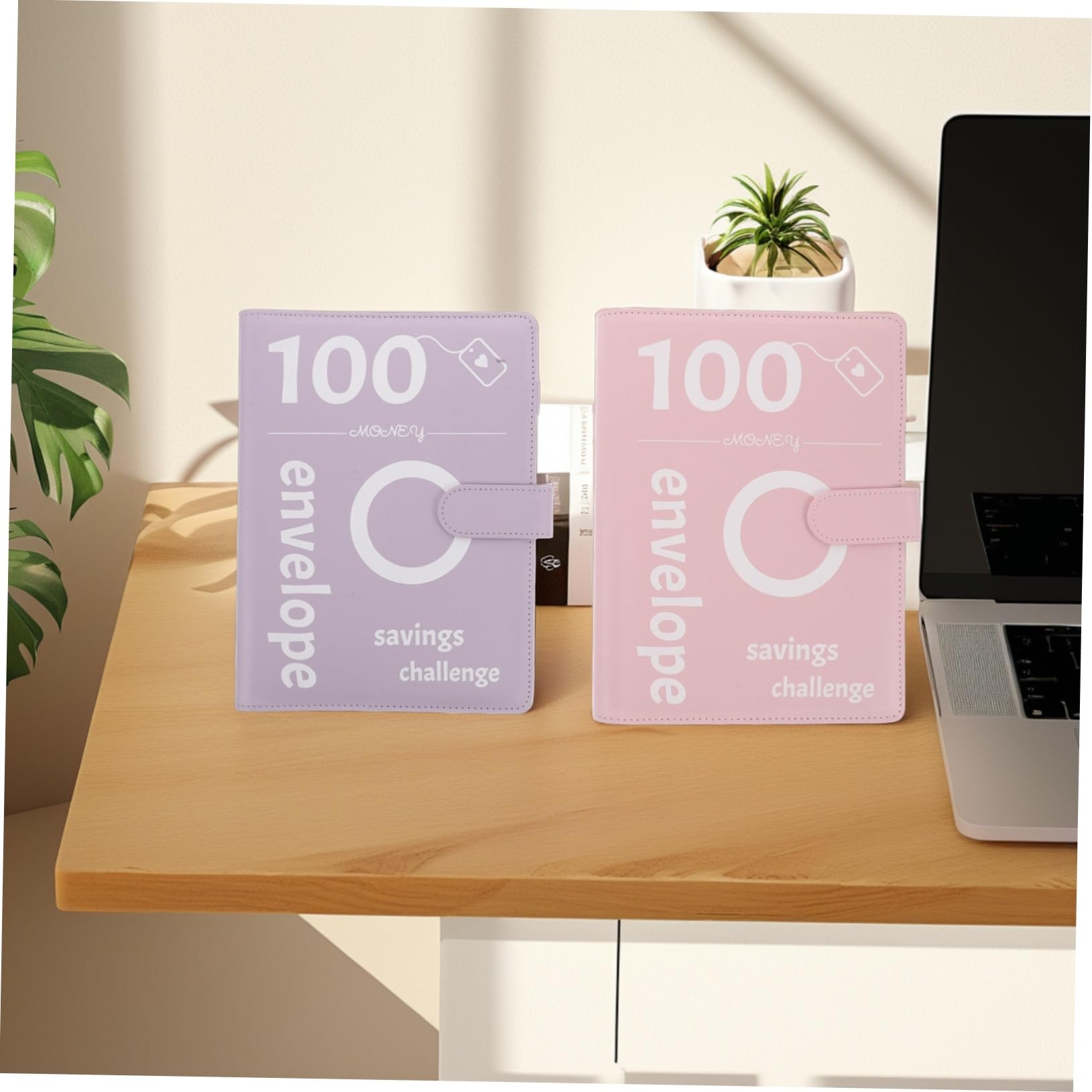 Operitacx 4 Set Taccuino a Fogli Mobili Raccoglitore Per Quaderni Promettente Cestino Raccoglitore Di Coppia Soldi Del Taccuino Prenotare i Soldi Coperchio Riempitivo Kit Di Parti Plastica