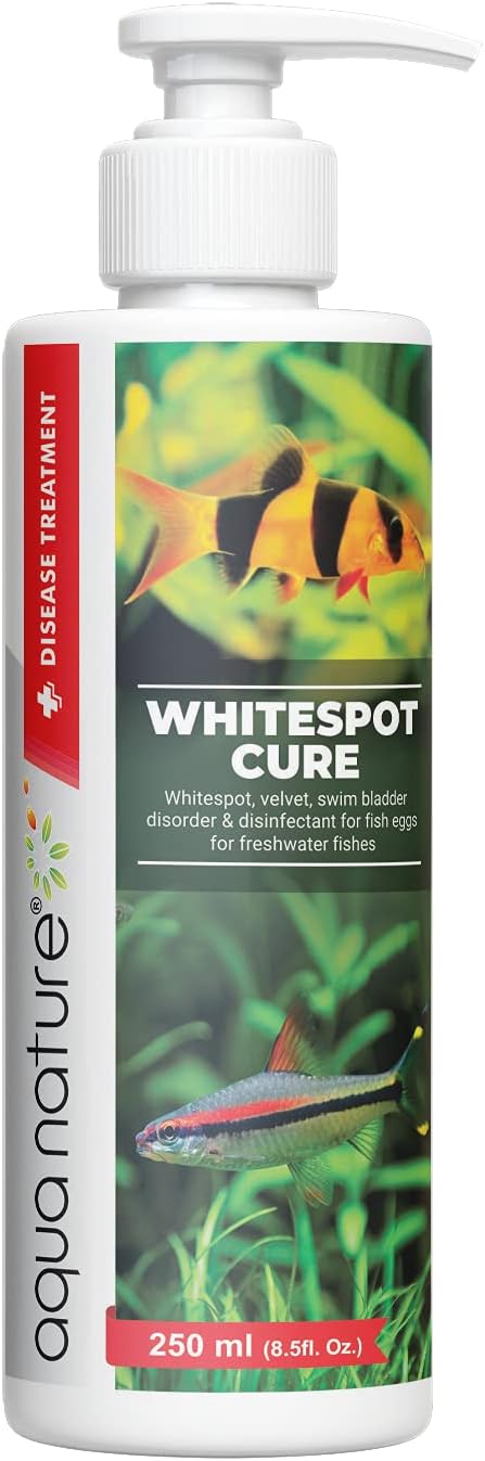 Aquarium Medicine WhiteSpot Cure Special (White spot Velvet,Swim Bladder Disorder & Disinfectant for Fish Eggs for Fresh Water Aquarium) 250ml/8.5oz