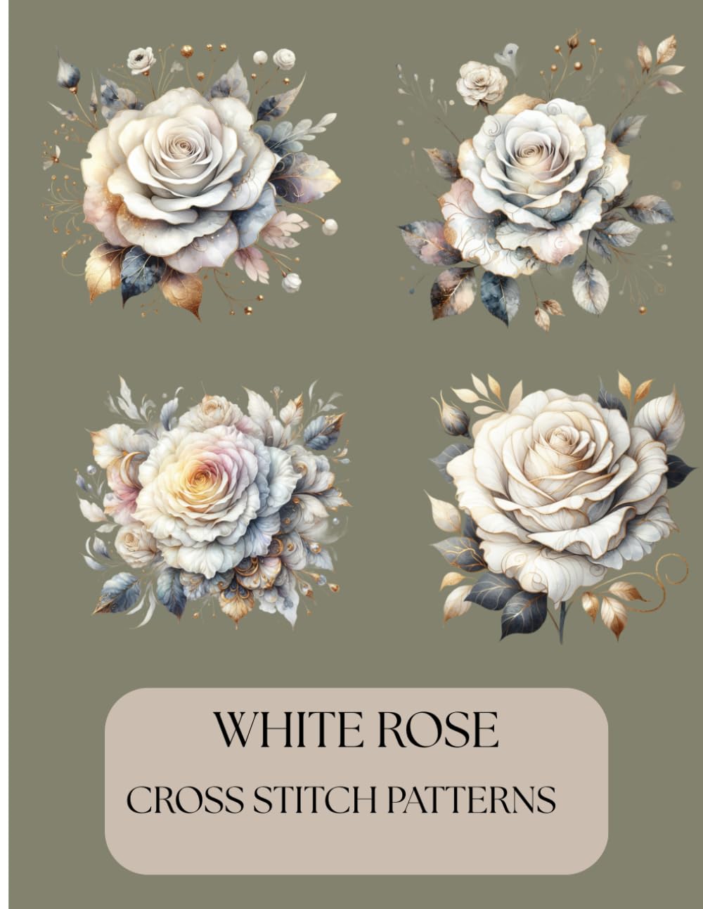 WHITE ROSE CROSS STITCH PATTERNS