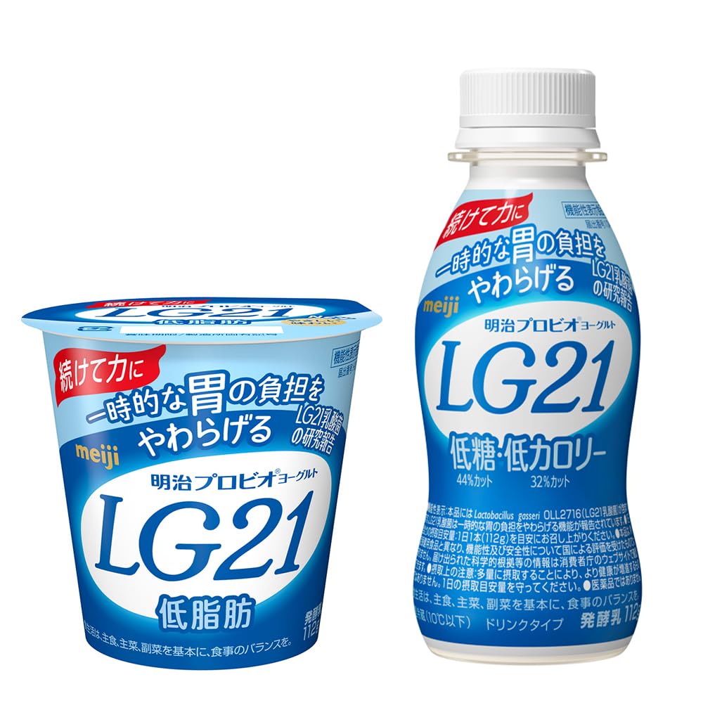 Amazon.co.jp: Meiji Yogurt, Probio Yogurt, LG21 Low Sugar, Low