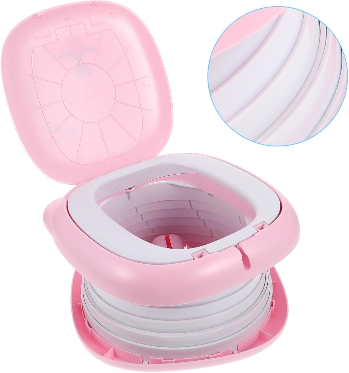 Travel Potty for Boy Girl Portable Toilet for Outdoor Camping Road Trips Indoor Use Leakproof Design Easy to Use for Boy Girl