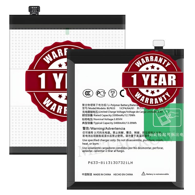 Image of Original BLP633 Battery Compatible for OnePlus 3T - (3400mAh) - 1 Year Warranty JK10