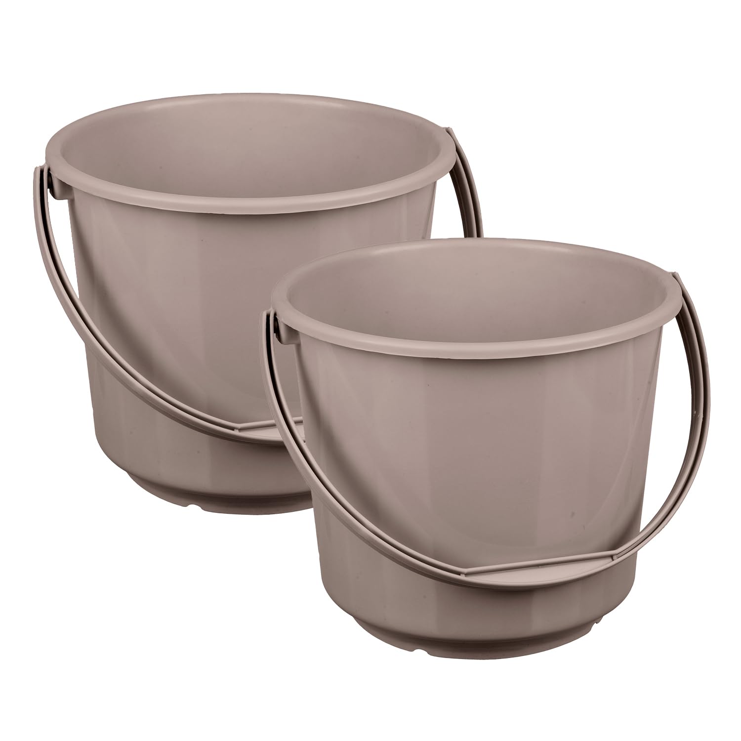 Kuber Industries Bucket | Plastic Bucket for Mopping | Bucket for Cleaning | Storage Container Bucket | Water Storage Bucket | Bathroom Bucket | Plain Bucket | 5 LTR | Pack of 2 | Brown (B0CKNB3W9J) Amazon Price History, Amazon Price Tracker