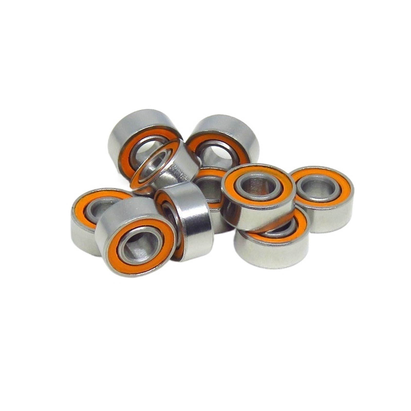 10 sztuk S684 2RS łożyska 4 x 9 x 4 mm hybrydowe łożyska ceramiczne ABEC-7 CB LD 684 S684C RS 2OS suche smarowane miniaturowe łożysko kołowrotkowe (rozmiar: S625C-2OS 5x16x5mm)