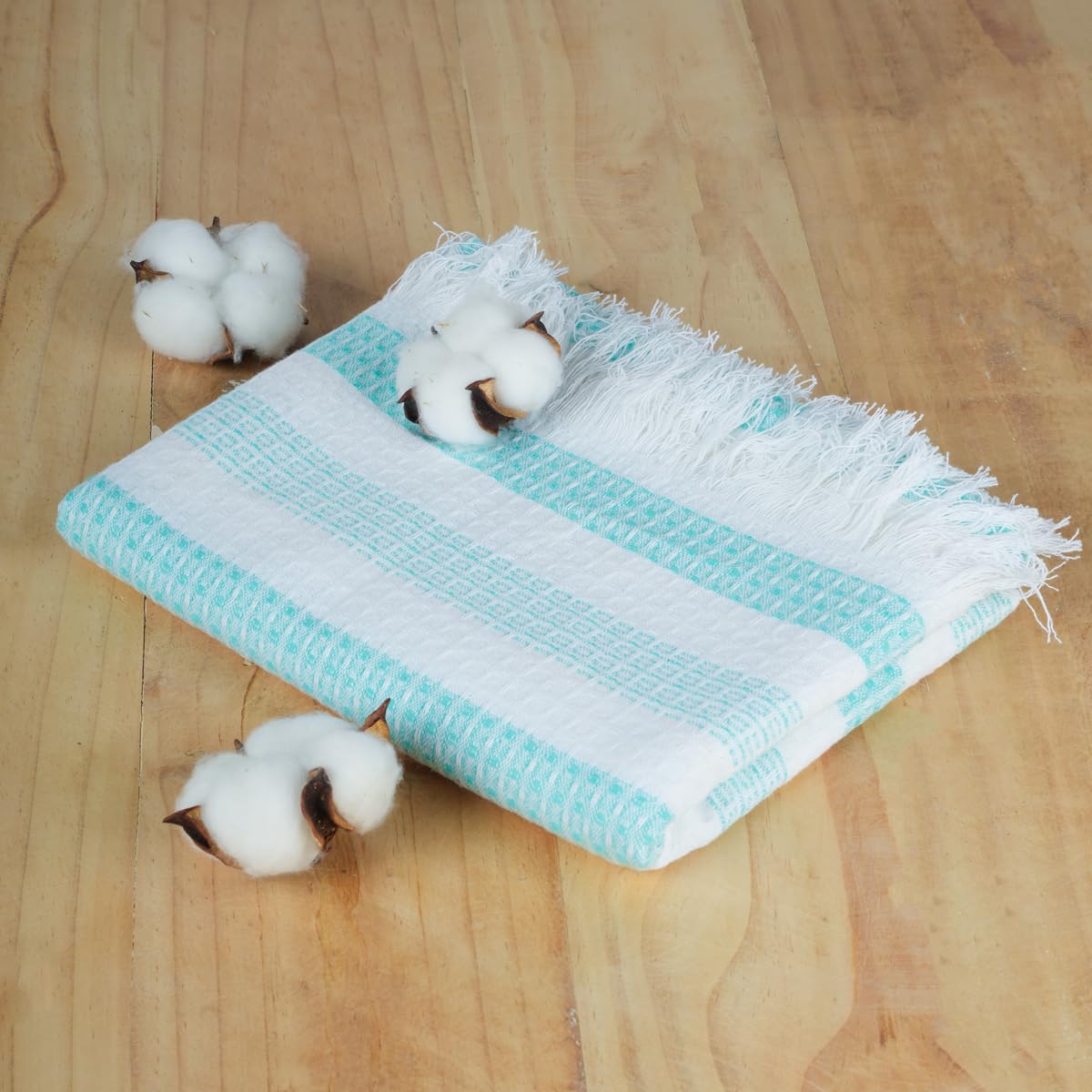 Thirsty Towel Waffle Cotton Bath Towel, Super Soft & High Absorbency Towels, Quick Dry Towels for Bath Large Size, Bath Towels for Men, Women & Kids, (Blue)-image-47