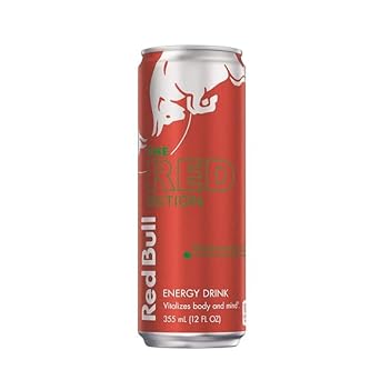 Red Bull Energy Drink, Watermelon | 114mg Caffeine | Contains Taurine & B Vitamins | 12 Fl Oz Cans | Pack of 12